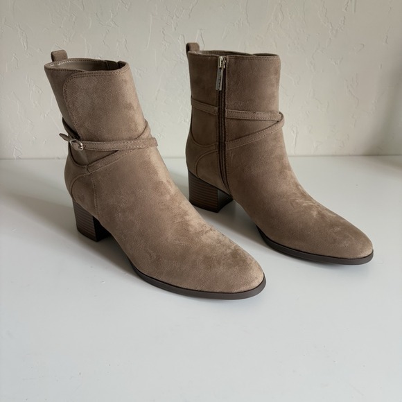 ANNE KLEIN Akmoore Boot Women's Size 9.5M Sand Zip Up Bootie Boho Whimsical NIB - Picture 5 of 13